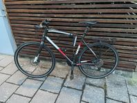 White hybrid cykel