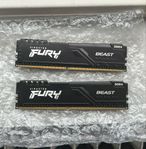 RAM Kingston FURY Beast DDR4 2666MHz 16GB 2x8GB CL16