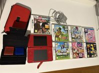 Nintendo DS XL med spel