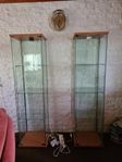 2 st  Detolf  Vitrinskåp Ikea 