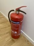 Brandsläckare säljes