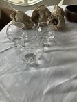 Har 8 stk av Jörgen Utzons klassiska Spring glas fran 1949