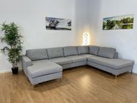 Toronto U Soffa ljusgrå divan höger & schäslong vänster