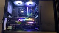 Vattenkyld Speldator i5-12600KF, RTX 2080, 16GB, SSD + 3TB