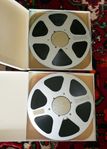 METALL RULLBAND 2 st Scotch 26 cm fina + Jazz 50-60's