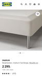 IKEA snarum 90x200 säng och gavel
