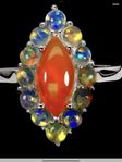 opal ring äkta  unique