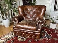 vintagefåtölj hög