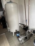 vatten tank med filter