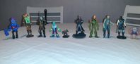 10 stycken Actionfigurer fint skick -paketpris 200 kr 
