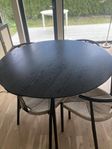 runt matbord 120diameter, svart Reforma 