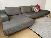 Soffa med schäslong 