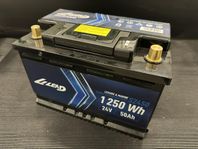 Litium batterier/ Startbatteri/ förbrukarbatteri 24v 50Ah