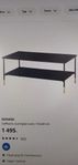 2 stycken soffbord i glas -IKEA