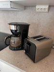 kaffebryggare och brödrost 400kr