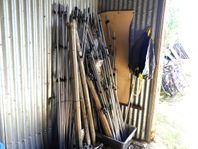 Rostfria stängsel-stolp i olika längd
