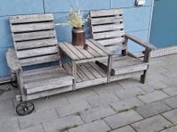 Unik finsk trädgårdsmöbel