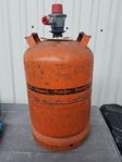 Spansk gasolflaska 11 kg, komplett med gasoladapter