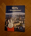 Barnbok Miffy i Stockholm, inbunden.