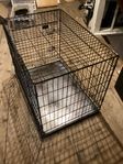 stor hopfällbar hundbur