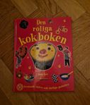 Barnbok Den roliga kokboken, inbunden.