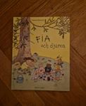 Barnbok Fia och djuren. Fin inbunden bok.