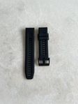 Svart Klockarmband 22mm Garmin (Fenix 5,Fenix 6,Fenix 7 mm.)