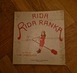 Barnbok Rida rida ranka. Klassisk inbunden bok.
