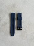 Blått Klockarmband 22mm Garmin (Fenix 5,Fenix 6,Fenix 7 mm.