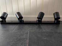 Nymåne spotlights för takmontering svart från Ikea
