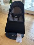 BabyBjörn Balance Soft Babysitter Vävd, Svart/Mörkgrå