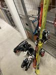 Skidor, pjäxor, cykelskor, fridyning, kajakhuva