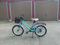 Barncykel 16 tum – Sjösala med korg & pakethållare