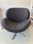 BoConcept fåtölj modell Shelly, mörkgrå