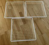 3st TRÅDBACK ELFA 527X527X85MM VIT