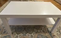 Soffbord, vit, 90x55 cm