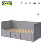 HEMNES dagbädd grå