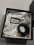 Gucci bälte – 85 cm – Svart läder