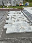 Betongplattor 350x350x80 350x175x80