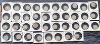 59 st Svenska Silvermynt med 80% Silver.