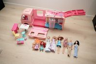 Barbie paket med husbil