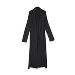 Minimalist Black Long Cardigan|Spring Outerwear