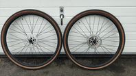 Gravelhjul set, thru axle 