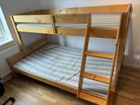 Våningssäng VESTERVIG 80/120x200