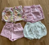 sommarshorts i storlek 74
