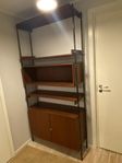 vintage teakfaner modular shelving unit, mid-century 