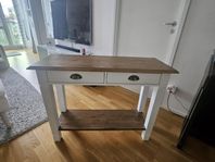 Sidobord med två lådor