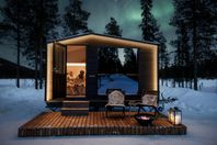 Exklusiv bastuvagn med panoramautsikt
