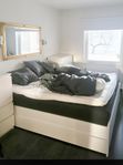 Sängstomme sängram med lådor 180 x 200 ikea dubbelsäng 