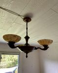Trearmad taklampa 1930-1940? 